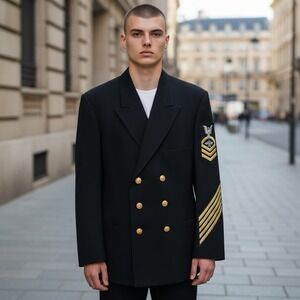 U.S. Navy Chief Petty Officer Service Dress uniform jacket Vietnam Era 42R